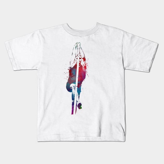 Pole vault #polevault #sport #athletics Kids T-Shirt by JBJart